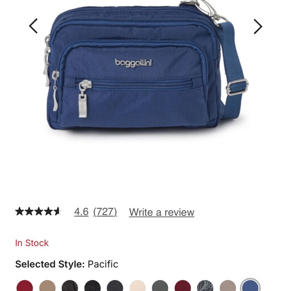 Secured Anti- left Baggallini   Crossbody  Bag - Picture 2 of 16